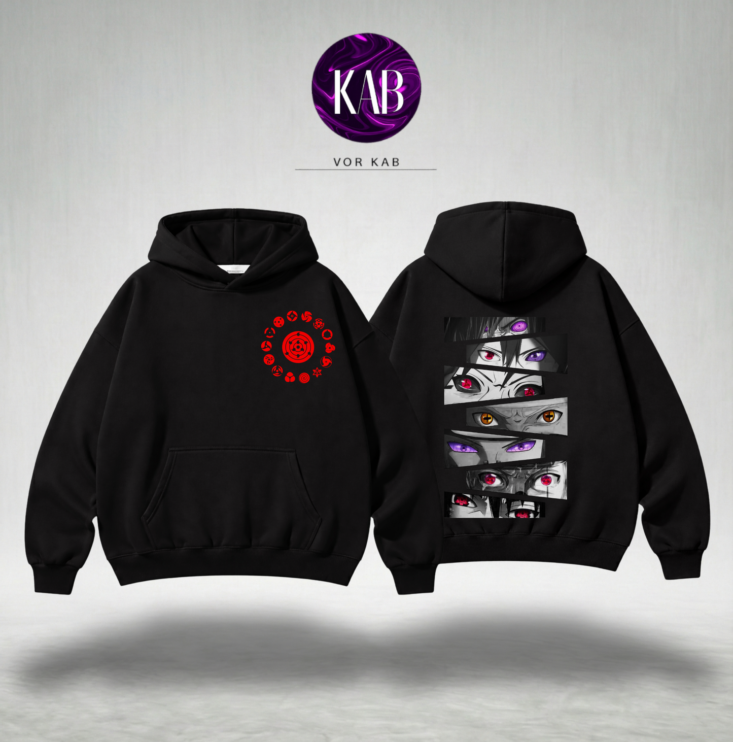 Uchiha's & Naruto Eyes Hoodie