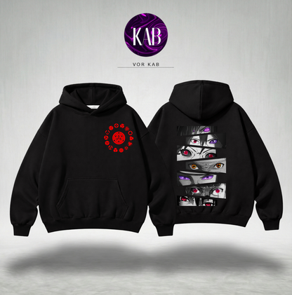 Uchiha's & Naruto Eyes Hoodie