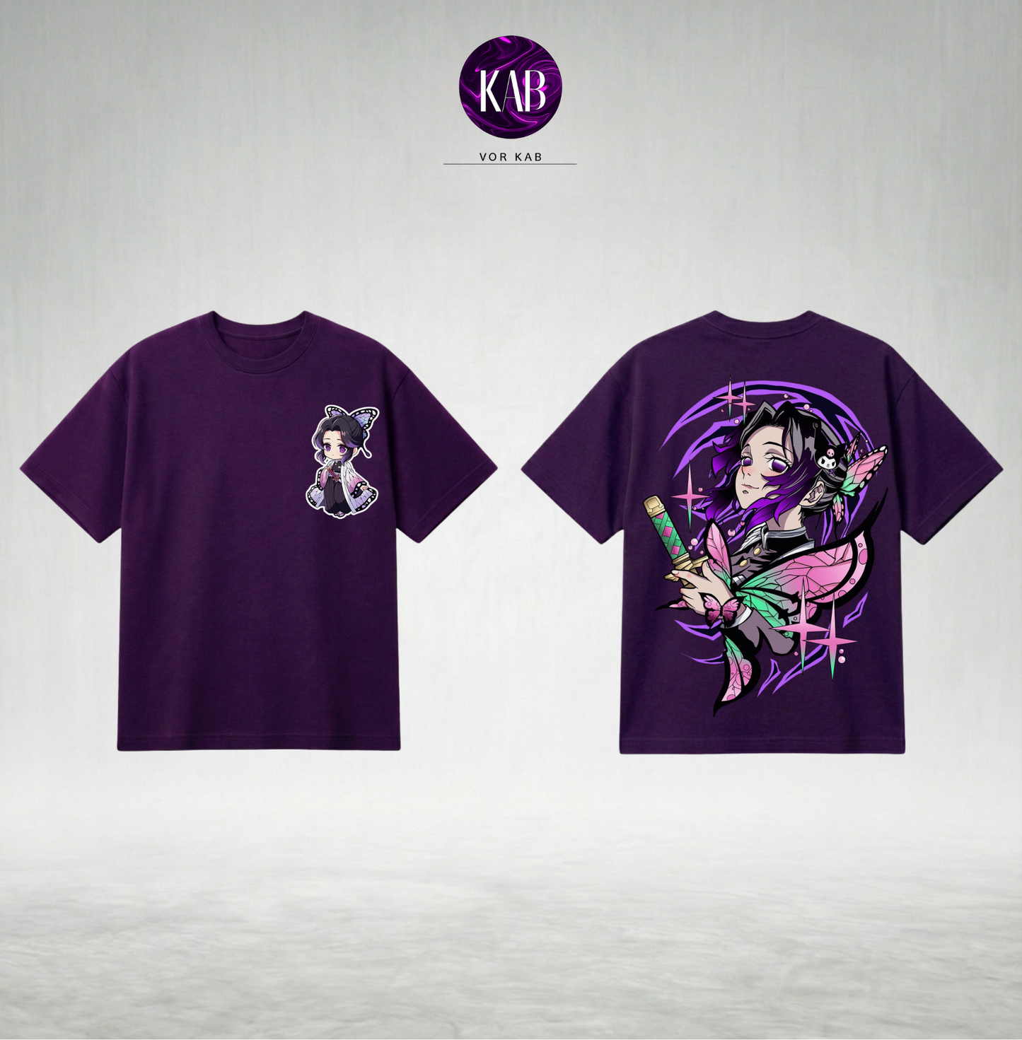 Shinobu Kocho Insect Hashira Purple T-shirt