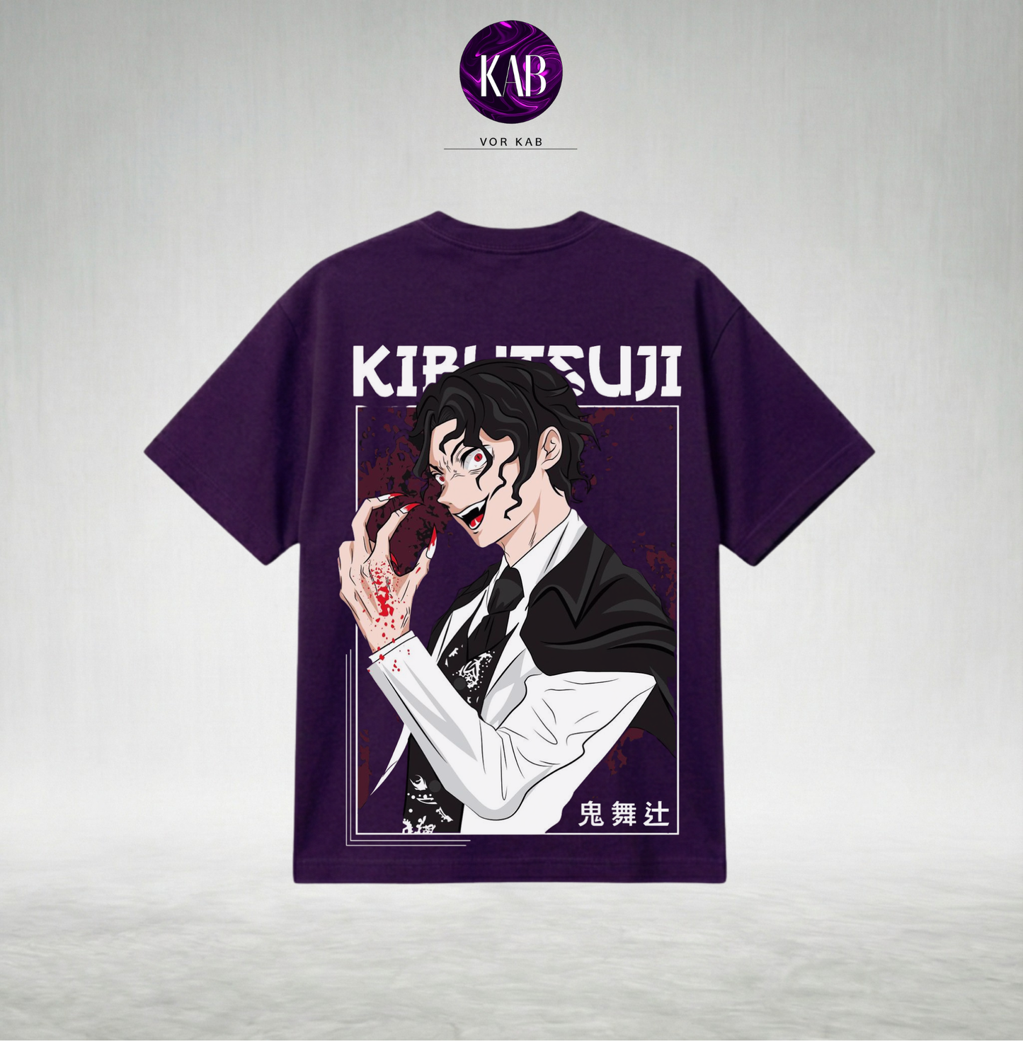 Muzan Kibutsuji Demon King Purple T-shirt