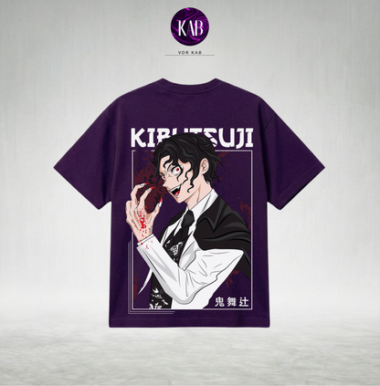 Muzan Kibutsuji Demon King Purple T-shirt