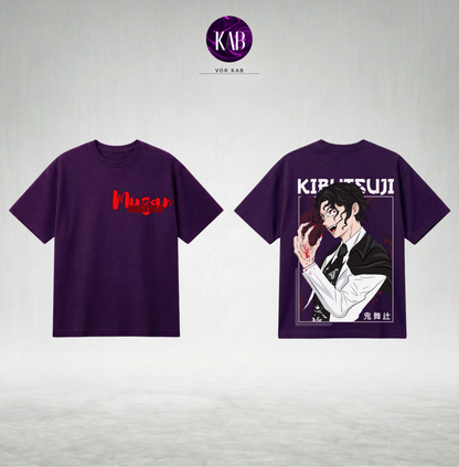 Muzan Kibutsuji Demon King Purple T-shirt