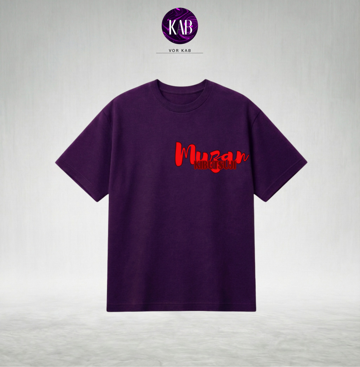 Muzan Kibutsuji Demon King Purple T-shirt