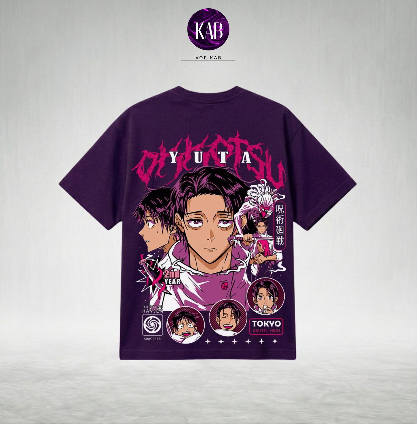 Yuta Okkotsu Cursed King Purple T-shirt