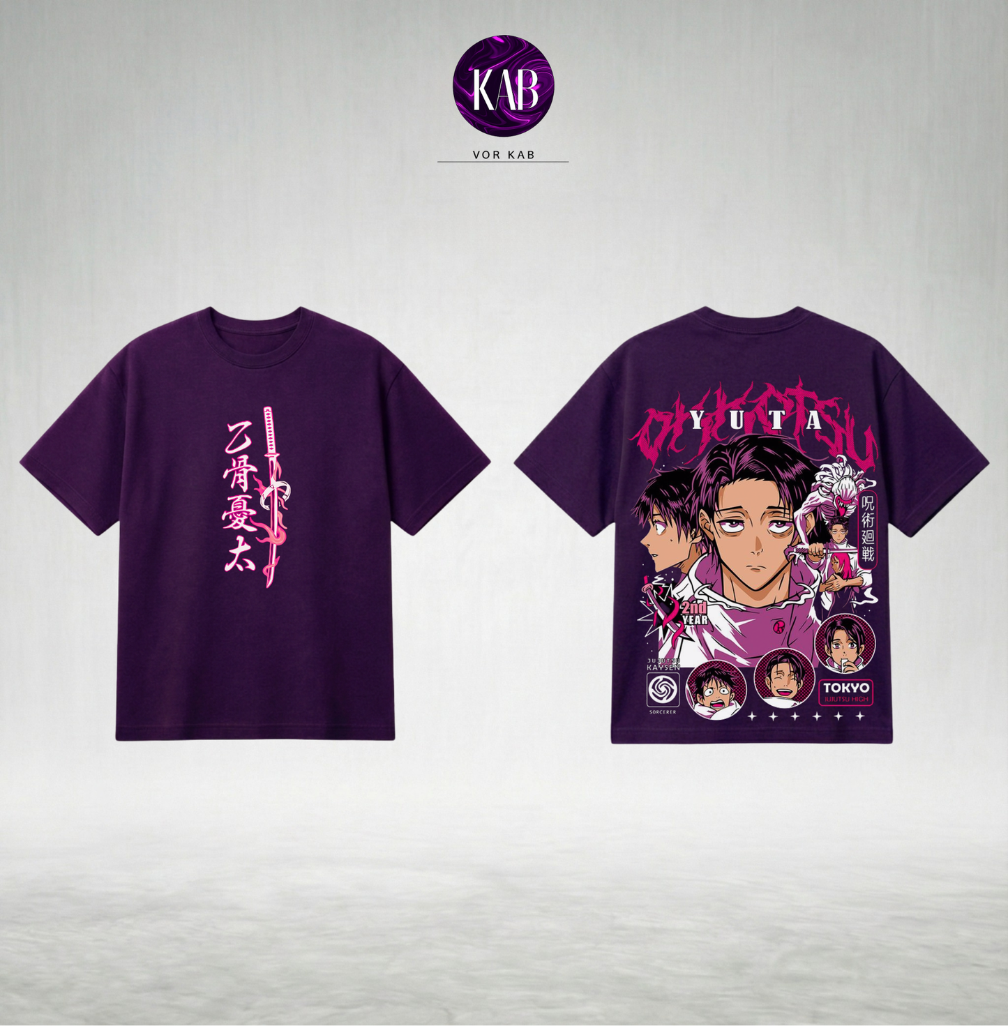 Yuta Okkotsu Cursed King Purple T-shirt