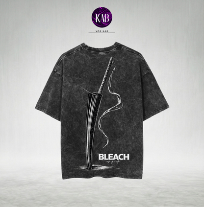Bleach "Zangetsu" Acid Wash Tee