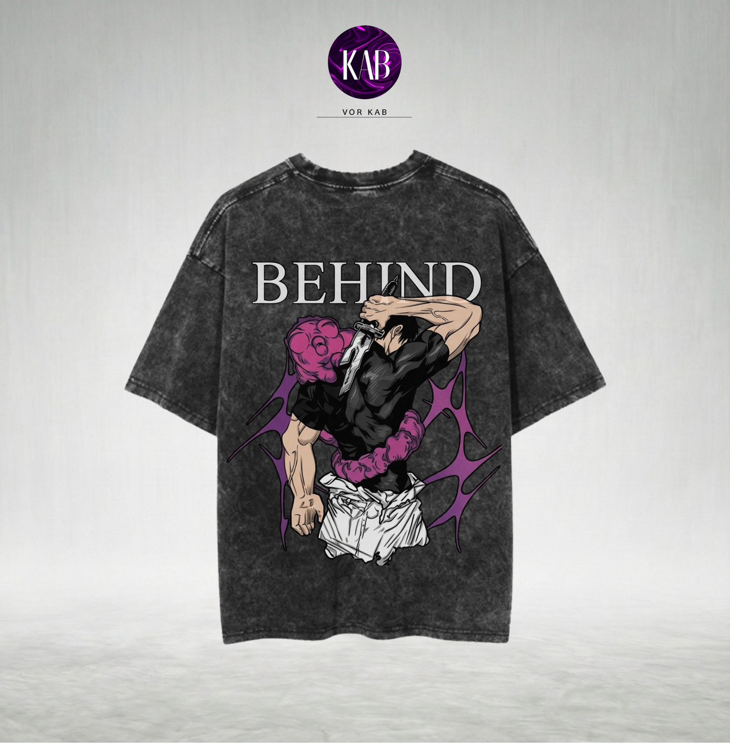 Toji "Behind" Acid Wash Tee