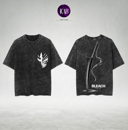 Bleach "Zangetsu" Acid Wash Tee