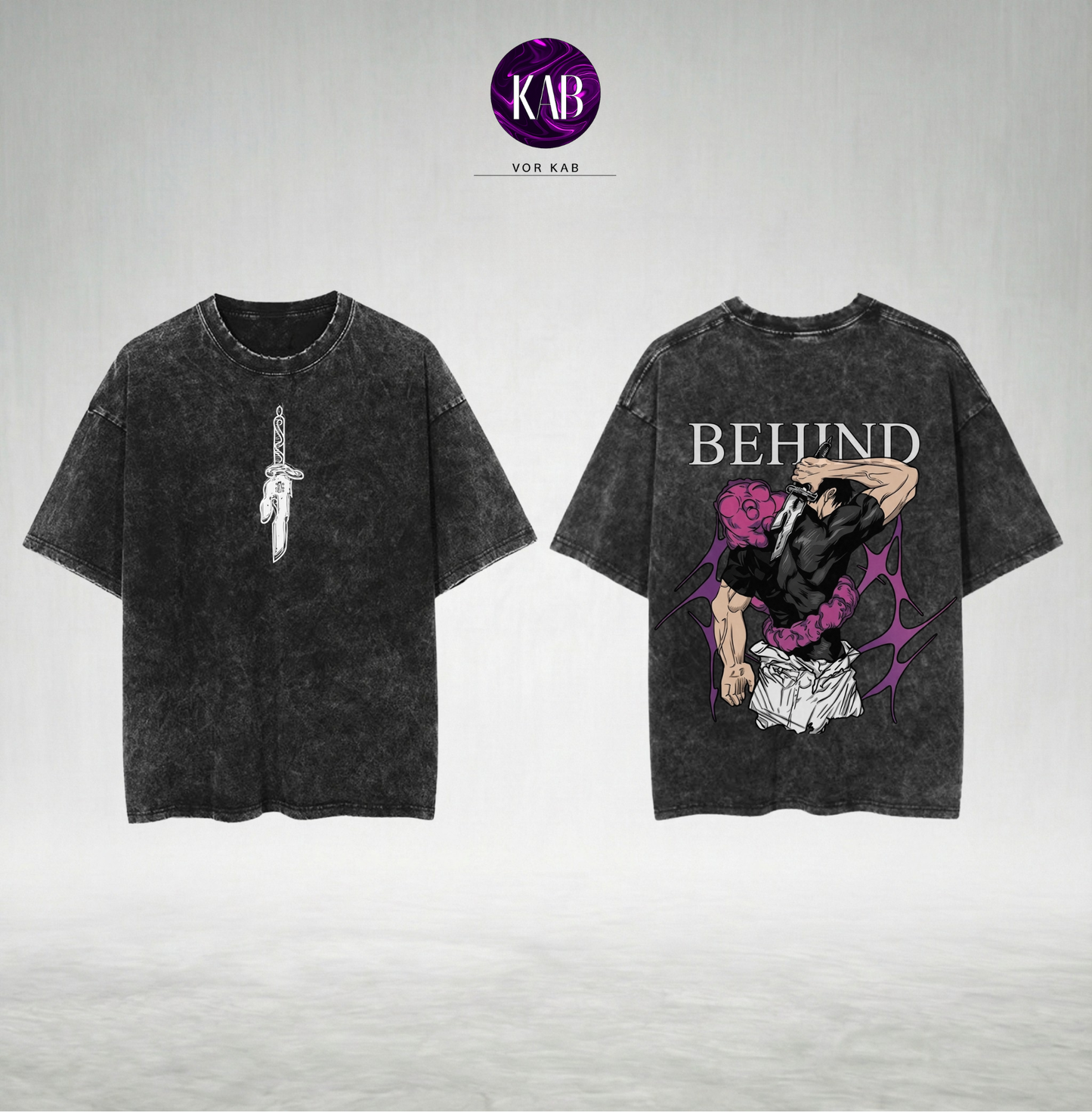 Toji "Behind" Acid Wash Tee