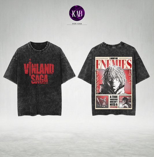 Vinland Saga: Thorfinn Rage Acid Wash T-Shirt