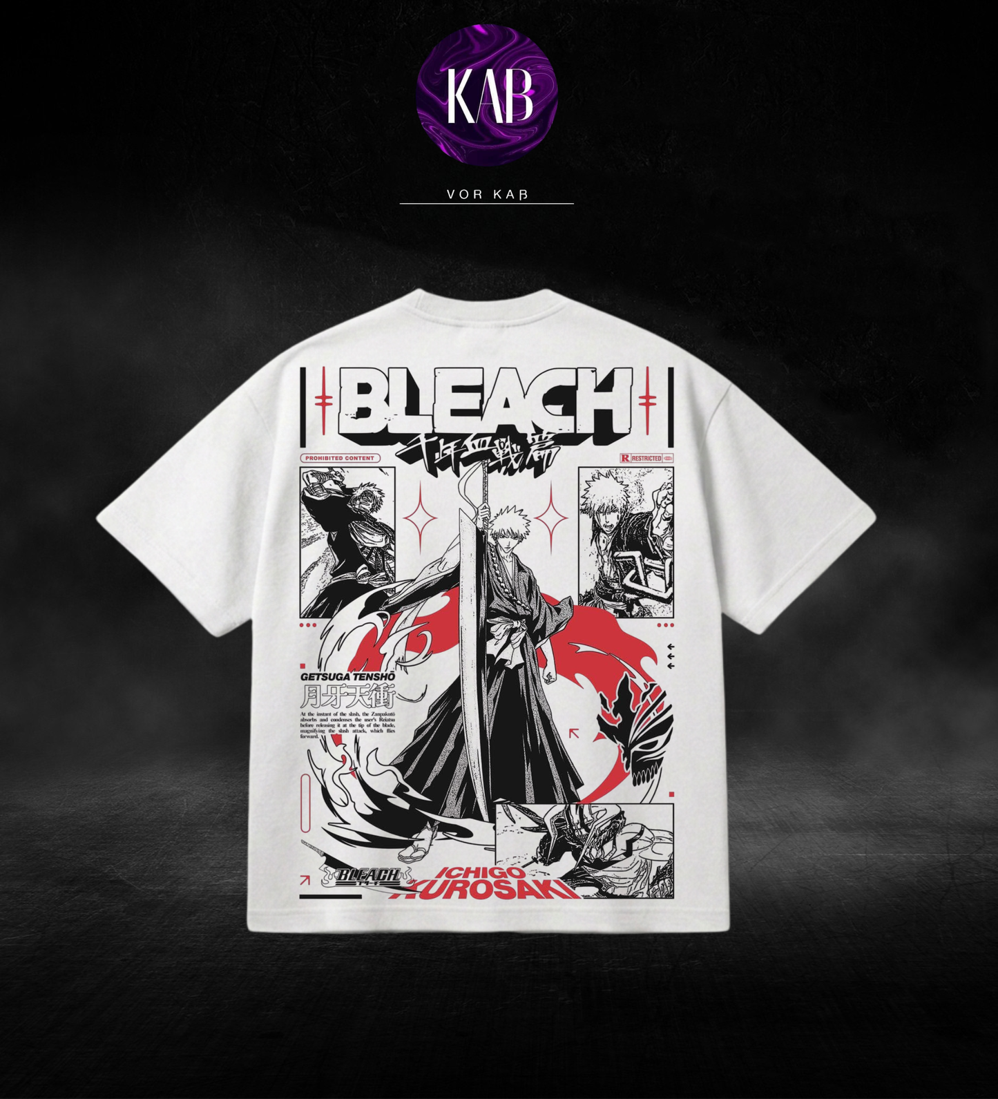 Bleach Ichigo Oversized T-Shirt