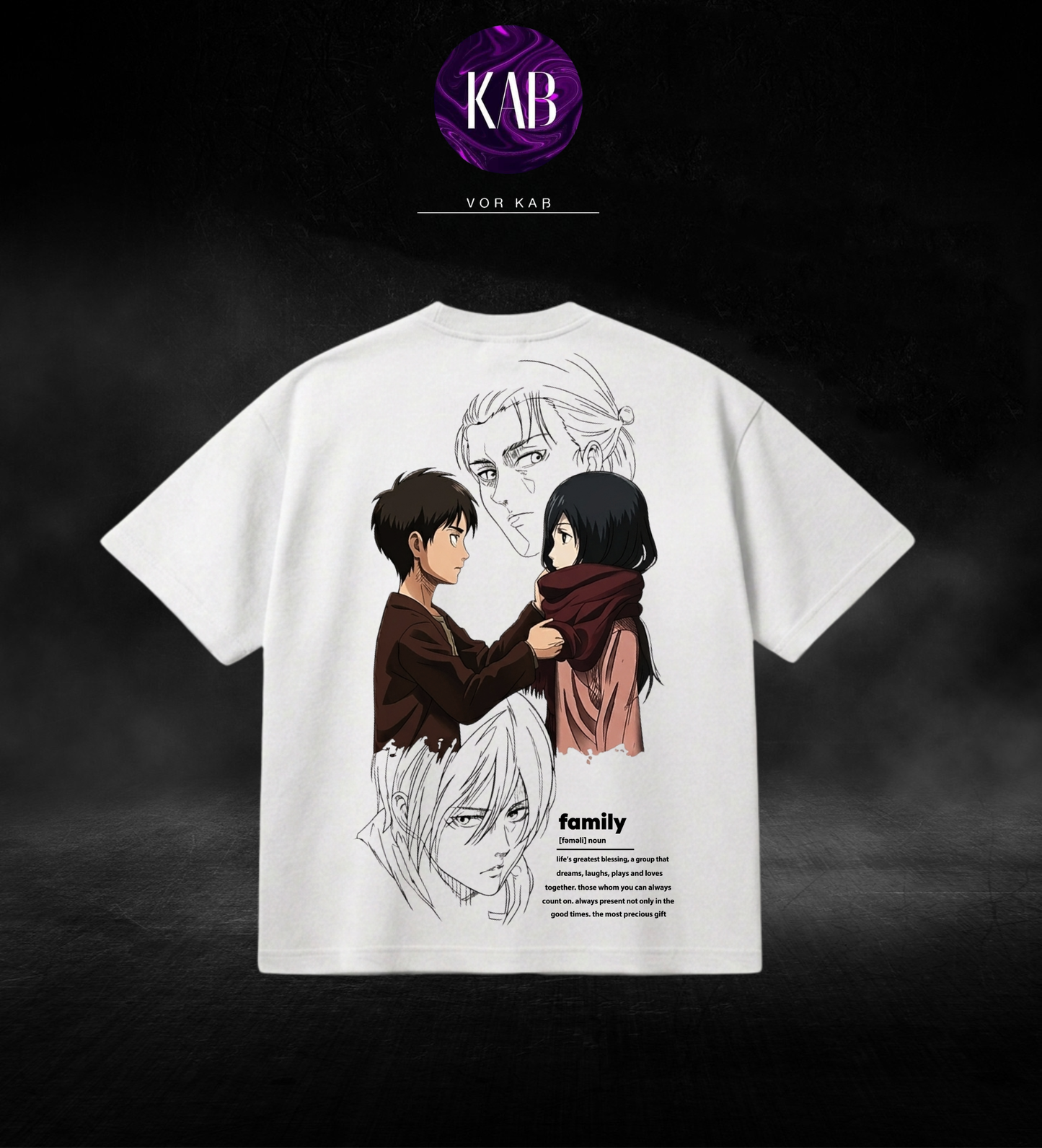 Eren & Mikasa Oversized T-Shirt