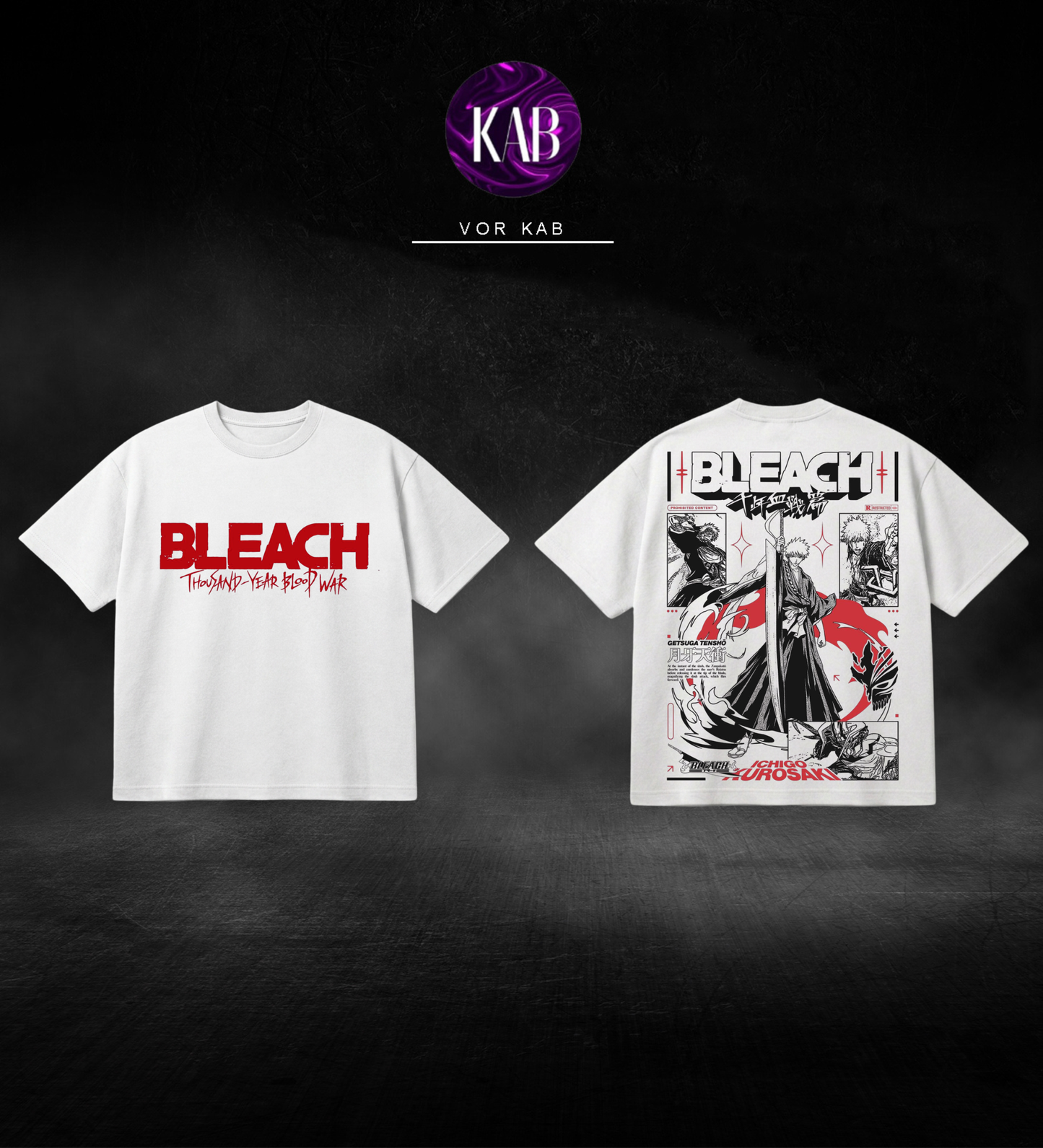 Bleach Ichigo Oversized T-Shirt
